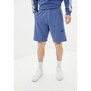 Adidas ADVENTURE SHORTS Altered Blue Large Lounge Comfort Beachy Athleisure